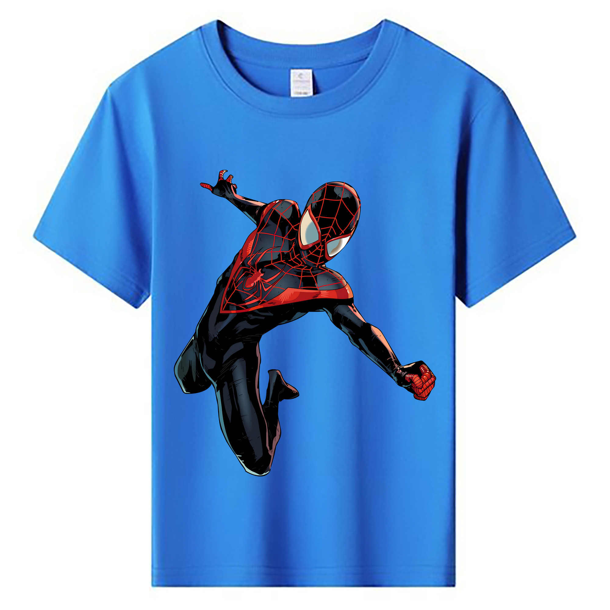 （画像用） Spider Man スパイダーマン 綿100％キッズTシャツ（フロントプリント）